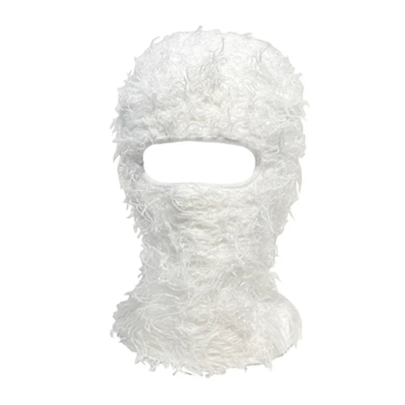 Hip Hop Balaclava Distressed Knitted Caps