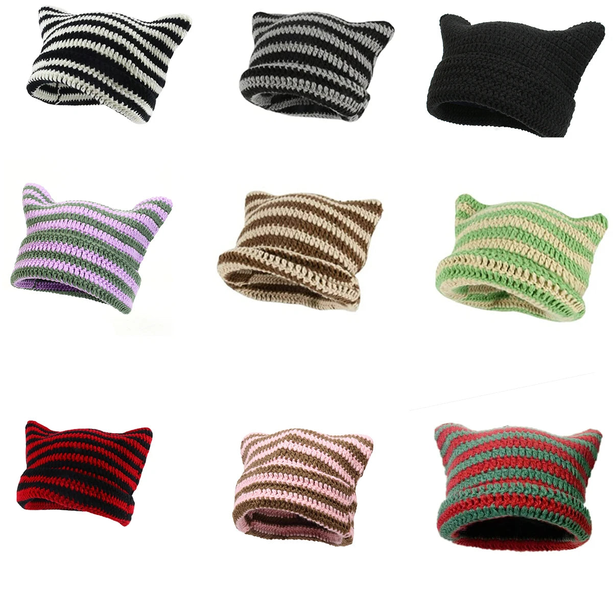 Cute Cat Ears Beanie Hats