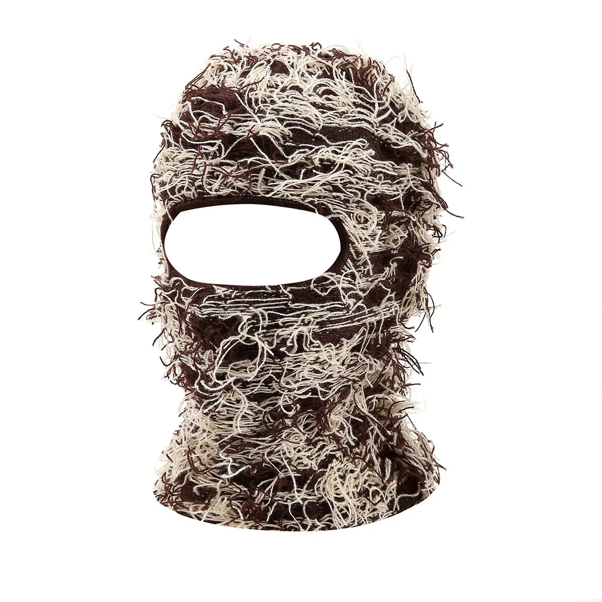 Hip Hop Balaclava Distressed Knitted Caps